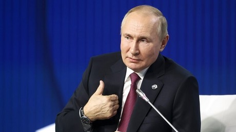 Le chef d'Etat russe Vladimir Poutine est intervenu le 27 octobre lors de la séance plénière du forum international annuel du club Valdaï.