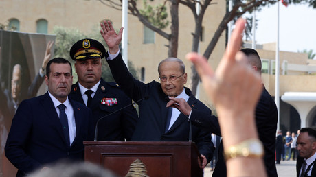 Dernier discours de Michel Aoun au palais présidentiel de Baabda le 30 octobre 2022.
