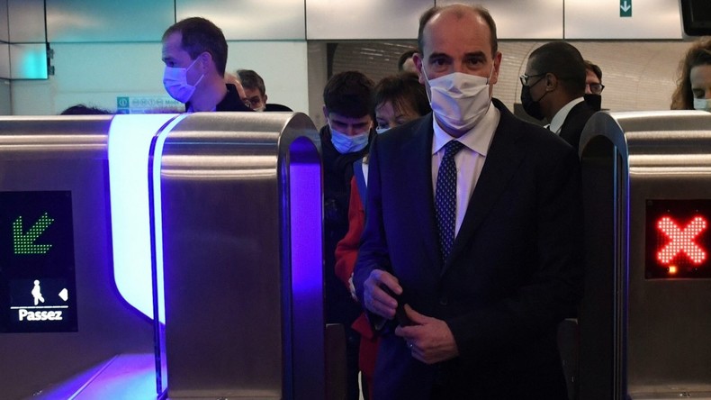 Jean Castex, dans le métro parisien le 14 décembre 2020 (image d'illustration).
