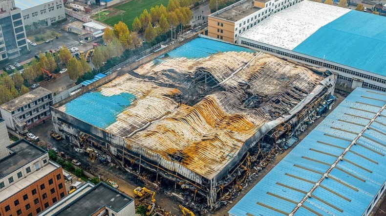 38 morts dans l'incendie d'une usine dans le centre de la Chine