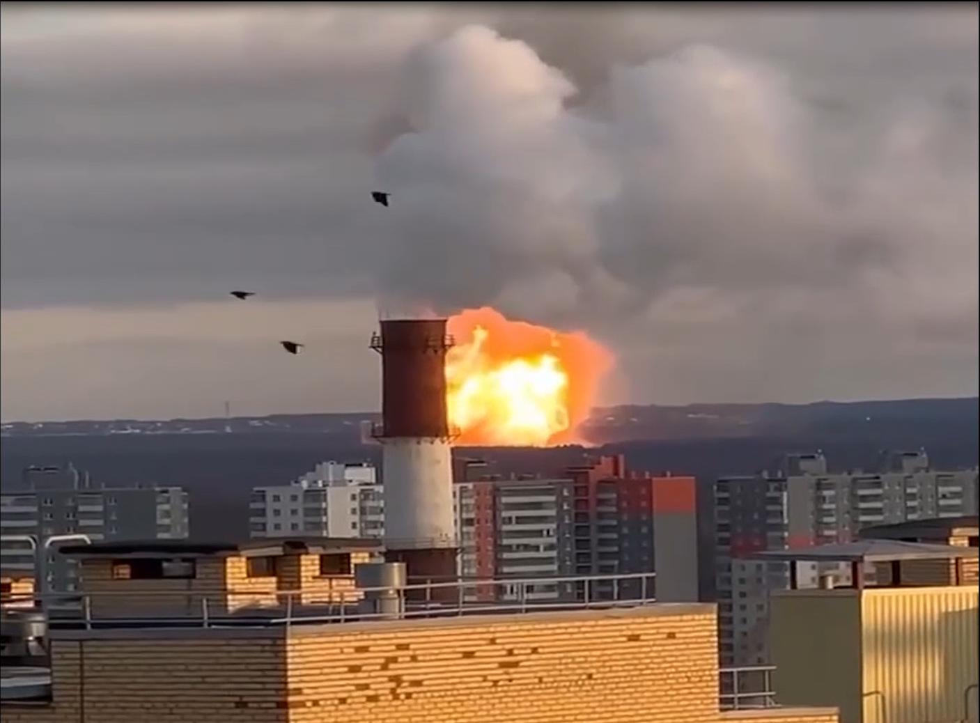 Взрыв газопровода в Москве. Взрыв на ТЭЦ. Горел газопровод