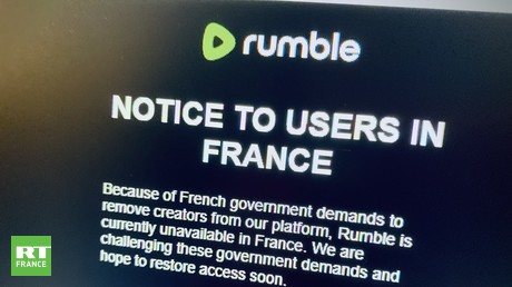 Sommée de censurer les médias russes, la plateforme Rumble désactive son accès en France