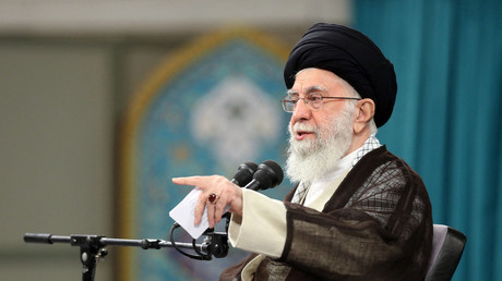 Discours d'Ali Khamenei devant des étudiants le 2 novembre 2022 (image d'illustration).