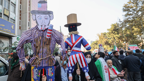 Manifestation devant l'ambassade des Etats-Unis à Téhéran, le 4 novembre (image d'illustration).