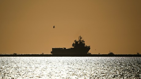 Le navire de sauvetage Ocean viking, le 11 novembre 2022, au port de Toulon (image d'illustration).