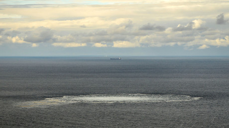Fuite d'un gazoduc Nord Stream en mer Baltique le 29 septembre 2022 (image d'illustration).
