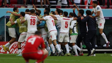 L'équipe iranienne de football, le 25 novembre 2022, lors de son match de coupe du Monde face au Pays de Galles, à Doha (image d'illustration)