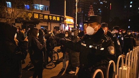 Des manifestations contre les restrictions sanitaires drastiques ont eu lieu dans plusieurs villes chinoises (illustration).