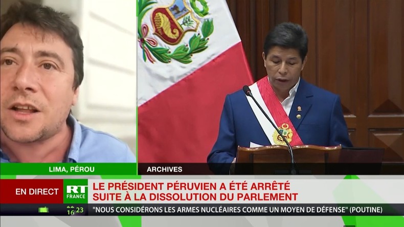 Destitution du président Castillo au Pérou : un «coup d’Etat parlementaire», selon Romain Migus
