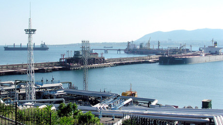Le port pétrolier de Novorossiysk sur la mer Noire, au sud de la Russie, photographié en 2004 (illustration).