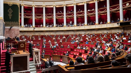 L'hémicycle de l'Assemblée nationale à Paris, le 7 décembre 2022 (image d'illustration).
