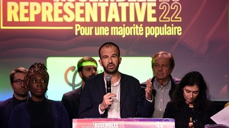 Le député de Marseille Manuel Bompard lors d'une conférence de presse tenue à l'issue de l'«Assemblée représentative» de la France insoumise, le 10 décembre 2022 (image d'illustration).