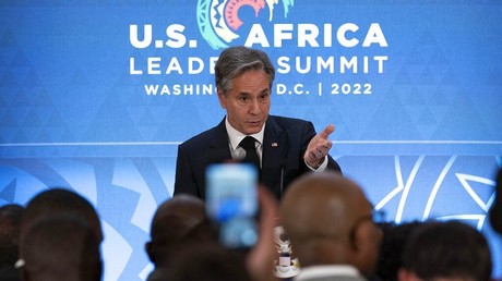 Le secrétaire d'Etat américain Antony Blinken lors de l'ouverture du sommet Etats-Unis-Afrique, le 13 décembre 2022 (image d'illustration).