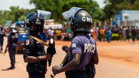 Policiers à Bangui (image d'illustration).