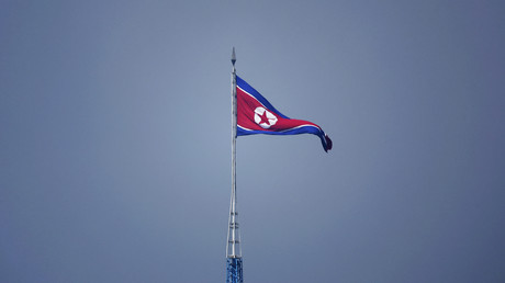 Un drapeau nord-coréen (image d'illustration).