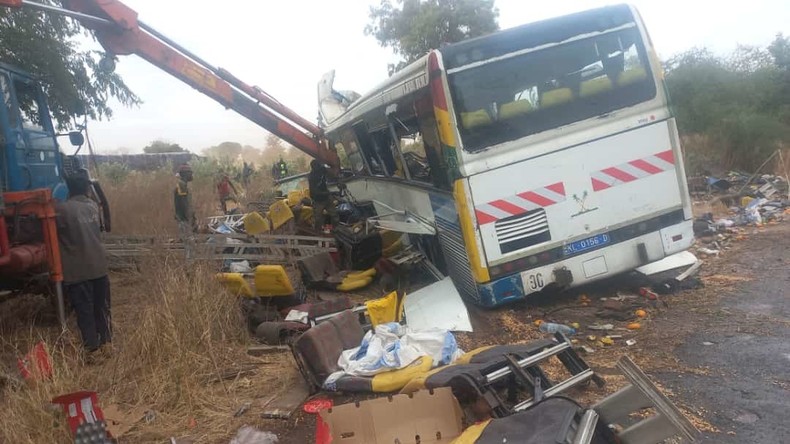 Sénégal : 40 morts dans la collision de deux bus, un deuil national de trois jours décrété