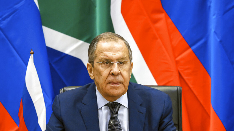 Point-presse conjoint de Sergueï Lavrov et de son homologue eswatinien Thulisile Dladla