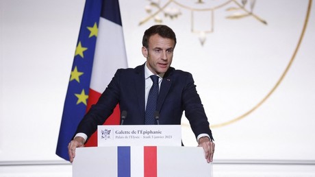 Emmanuel Macron, le 5 janvier 2023, à Paris.