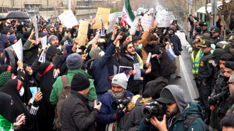 Cliché pris à Téhéran, le 11 janvier 2023.