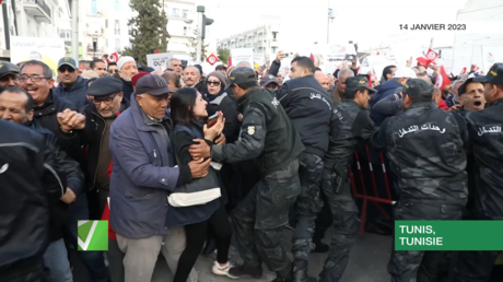 Tunis : un 12e anniversaire de la révolution tunisienne sous tensions (VIDEO)