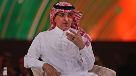 Le ministre saoudien des Finances, Mohammed al-Jadaan lors de la conférence annuelle Future Investment Initiative à Riyad, le 26 octobre 2022 (image d'illustration).