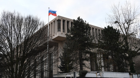 L'ambassade de Russie en France, photographiée en février 2017 (image d'illustration).