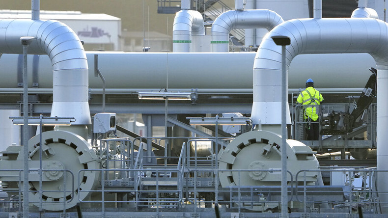 Cliché du gazoduc Nord Stream 2 pris en Allemagne, le 15 février 2022 (image d'illustration).
