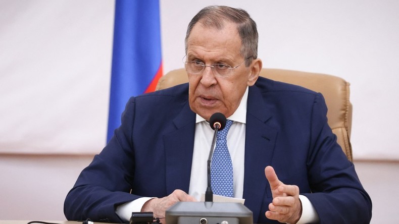 Sergueï Lavrov, en Mauritanie, le 8 février 2023 (image d'illustration).
