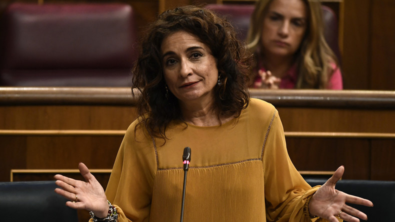 La ministre espagnole des Finances Maria Jesus Montero, le 13 février 2019 (image d'illustration).
