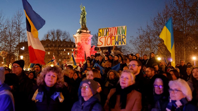 Paris, Marseille, Lille... Des rassemblements en France «en soutien à la résistance ukrainienne»