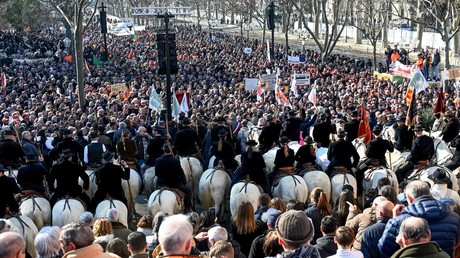 Montpellier : des milliers de personnes ont défilé pour défendre la ruralité (IMAGES)
