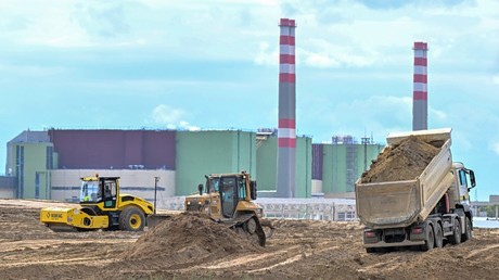 Le chantier de la centrale nucléaire de Paks en Hongrie en septembre (image d'illustration).