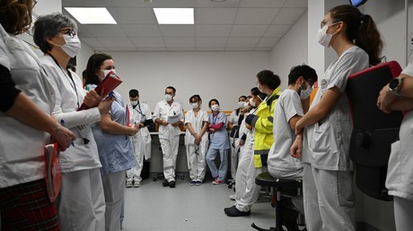 Des soignants du service des urgences de l'hôpital Emile Muller à Mulhouse (image d'illustration).