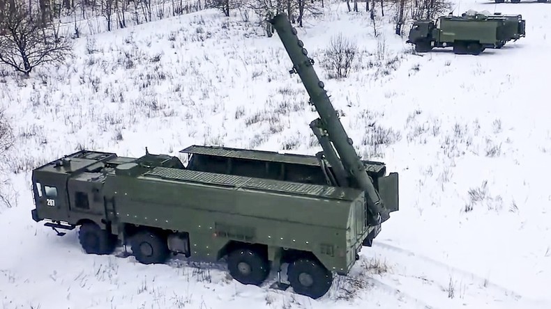 Un lanceur de missile Iskander, en Russie, le 25 janvier 2022 (image d'illustration).