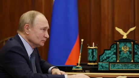 Russie : réunion de travail de Vladimir Poutine et Ramzan Kadyrov