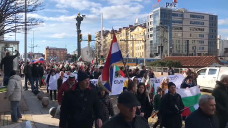 Une manifestation contre l'OTAN et pour la neutralité dans le conflit en Ukraine a été organisée le 12 mars dans la capitale bulgare, Sofia.