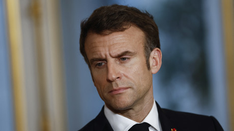 Emmanuel Macron à l'Elysée le 24 mars 2023.