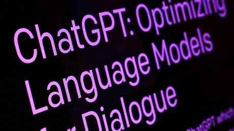 Texte de la page ChatGPT du site web OpenAI (image d'illustration).