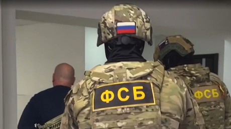 Opération du FSB en Crimée, le 3 mai 2023.