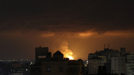Bombardement israélien sur Gaza le 9 mai 2023.