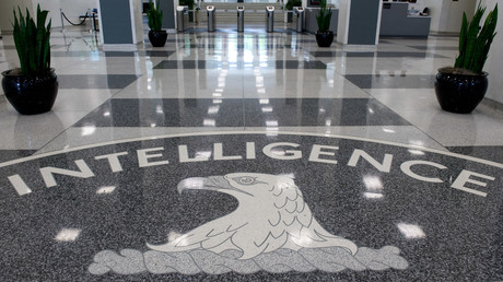Logo de la CIA dans l’entrée du siège de l’agence à Langley, en Virginie, le 14 août 2008 (photo d’illustration).