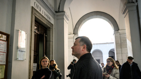 Le milliardaire ukrainien Kostiantin Jevago à la cour d'appel de Chambéry, le 16 mars 2023 (image d'illustration).