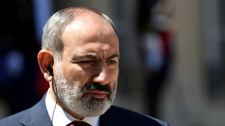 Le Premier ministre arménien Nikol Pachinian à l'Elysée, en juin 2021 (image d'illustration).