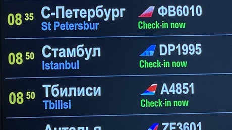 Les vols russes à destination de Tbilissi ont repris le 19 mai 2023.