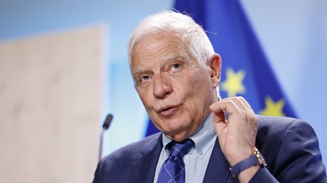 Le haut représentant de l'UE pour les Affaires étrangères et la Politique de sécurité, Josep Borrell, lors d’une conférence de presse à Stockholm, le 13 mai 2023 (photo d’illustration).