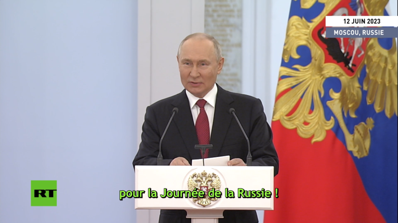 Journée de la Russie : Poutine loue «la grandeur et la gloire de la patrie» (VIDEO)