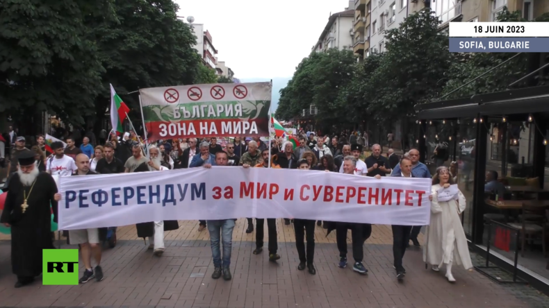 Bulgarie : plusieurs milliers de manifestants pour la paix en Ukraine
