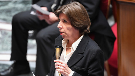 La ministre française des Affaires étrangères, Catherine Colonna, devant l'Assemblée nationale en mai 2023 (image d'illustration).