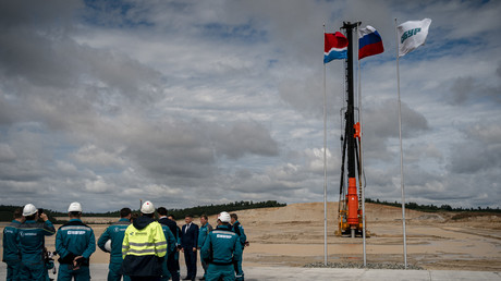 Inauguration d'une centrale pétrochimique à Svobodnyy en août 2020, dans l'est russe, voisin du partenaire chinois (image d'illustration).