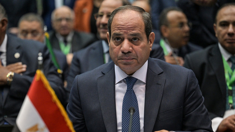 Poutine rencontre le président de la République arabe d'Égypte Abdel Fattah al-Sissi